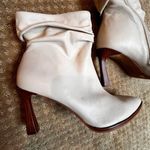 Vince Camuto Winter White Slouching Presindal Stiletto Leather Slouch Boot SZ 10 Photo 2