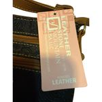 Stone Mountain Brand New  Women's Sydney Embossed Leather Purse Bag Black Brown Photo 7