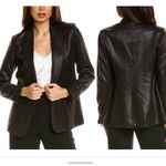 Elie Tahari  vegan Croc leather Shawl Collar Blazer Photo 1