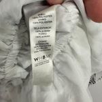 White House | Black Market WHBM White Floral Peplum Blouse S Romantic Cottagecore Feminine Office Chic Photo 2