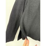 Everlane 100% Wool Ribbed Raglan Sweater Black Small Minimalist Quiet Luxury Photo 8