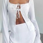 White Fox Boutique White Sweet Secrets Long Sleeve Photo 0