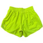 Lululemon  Women’s Size 4 Bright Lime Pop Hotty Hot 2.5” Performance Shorts Photo 2