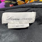 Lovers + Friends  Size Small  Top Blouse Cropped Floral Embellished Photo 4