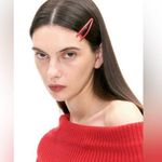 New Urban Sorhisticantion Devilish Hair Clip (Set of 5) Red Photo 0