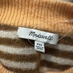 Madewell Stripe-Play Smithe Pullover Sweater in Coziest Yarn Heather Linen XXS Photo 4