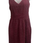 Abercrombie & Fitch Maroon Crochet Dress Photo 0