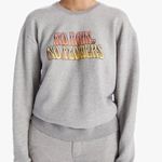 Mother The Drop warmup gray sweatshirt No Rain No Flowers XS NWT Photo 0