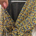ZARA  Floral Multicolor Long Sleeve Surplice Dress Size XS Photo 7