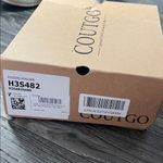 NWT Coutgo Women’s Navy Patented Leather Mary Jane Chunky Platform Size 8 Blue Photo 8