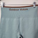 Outdoor Voices  Blue Green Leggings NWT Size Medium Light Blue Leggings Photo 4