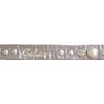 Good Works Leather and Silver Buckle Bracelet "Believe" Design Magnetic Clasp Photo 3