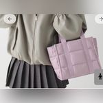 Kate Spade NWT  Kip Puffy Small Tote Bag in Lavender Smoke Photo 8