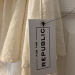 FOR THE REPUBLIC  Women’s Blouse size L length 22” bust 36” with 3/4 sleeves Photo 4