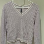 Divided Purple  Sweater H&M V neck Photo 2