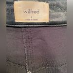 Wilfred Aritzia,‎  Faux Leather Pants, Black, 5 pocket, ankle, straight, Size 4 Photo 3