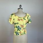 Aritzia  Wilfred Aurelia Yellow Floral Blouse Photo 5