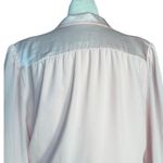 Vintage Sheer Pastel Pink Satin Trim Wrap Top Midi Dress Romantic Feminine 8 Photo 6