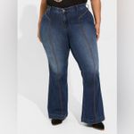 Torrid Sky High Flare Super Soft Blue Jeans - Size 24 TALL Photo 1