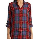 Ralph Lauren black label Plaid Top Shirt Sz L Button Up Collared Long Sleeve Red Size L Photo 15