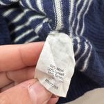 J.Crew Tank Top Womens Small Blue Striped V Neck Sleeveless Knit Wool Blend Photo 3