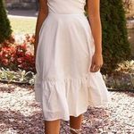 Alamour the Label Katina Dress in White Cotton Poplin Size Small / S Photo 0