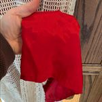 Anthropologie Sleeping on Snow Crochet Maxi Skirt Cream and Red lining Small Photo 6