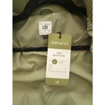 CAbi  Quilted Olive Green Jacket with Ribbed Collar Photo 4