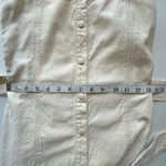 Nanushka Sally Denim Creme Midi Dress XS Photo 9