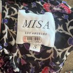 MISA Los Angeles MISA LA Floral Tiered Ruffle Dress Sheer Long Maxi Long Sleeve Small Photo 8