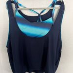 Nike  NWT Layered Tankini Swimsuit Top Photo 2