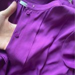 Diane Von Furstenberg  100% Silk Button Down Business Professional Shirt Dress 2 Photo 6