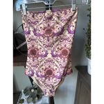 Adriana Degreas Vintage Strapless Swimsuit Citronelle Womens Size Small Yellow Photo 3