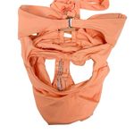 NEW Soluna Swim Buckle Up One Piece Swimsuit in Peach Cutout Ruffle Size Small Orange Photo 6