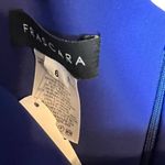 NWT Frascara Royal Blue One Shoulder Long Sleeve Gown Sz. 6 Photo 1