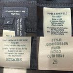 Veronica Beard Beverly Skinny Flare High-Rise Jean Size 29 Dark Blue Indigo Wash Photo 8