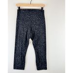 Lululemon Womens Leggings Black Align High Rise Crop Camo Stretch Size 8 Photo 2
