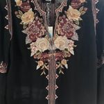 Johnny Was heavily embroidered silk Artemis dress NWT (oversized) Photo 7