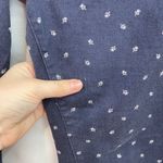 Orvis women's five pocket navy blue cotton stretch chino casual skinny pants 10 Photo 3