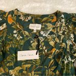 Cara Cara Millbrook Floral Dress in Green Botanical Birds in Size XS Photo 9