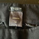 Ann Taylor Atlantic Black Cropped Wide Leg Casual Dress Pants Sz 14 Workwear Photo 3