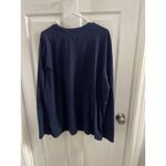 Isaac Mizrahi  New York Women’s Long Sleeve Pocket T Shirt Navy Size XXL Photo 1
