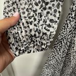 Nanette Lepore Womens Sugar Sizzle Shirt Dress 3/4 Sleeve Black White 4 Small Photo 5