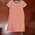 J.Crew Red and White Striped 100% Cotton Dress Size Small Photo 4