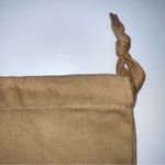 Christian Louboutin Tan Drawstring Cotton Dust Bag with Red Logo 10.75” X 9.5” Photo 2