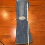 frame denim Frame‎ Denim Le Crop Mini Boot Distressed Jeans Medium Wash Size 28 Photo 10