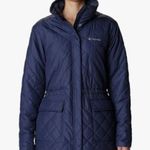 Columbia NWOT Copper Crest Womens Small Blue Fleece Lined Jacket Quilted No Hood Photo 1