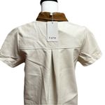 FATE. NWT Cream and Brown Mini Shirt Dress | Size Small Photo 4