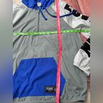 PINK - Victoria's Secret Victoria'sy Secret PINK Quarter Zip Hooded Graphic  with Black Shorts Photo 5