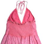 Free People Pink Strapless Pintuck Paradise Maxi Dress Womens S Photo 5